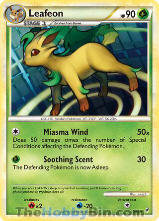 Leafeon Call of Legends Holo Rare #13/95