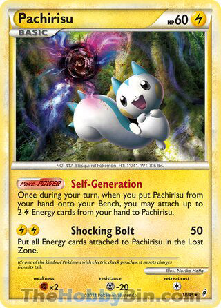 0018 Pachirisu Holo Rare Call of Legends