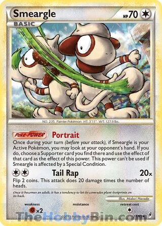 Smeargle Call of Legends Holo Rare #21/95