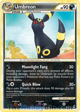 Umbreon Call of Legends Holo Rare #22/95