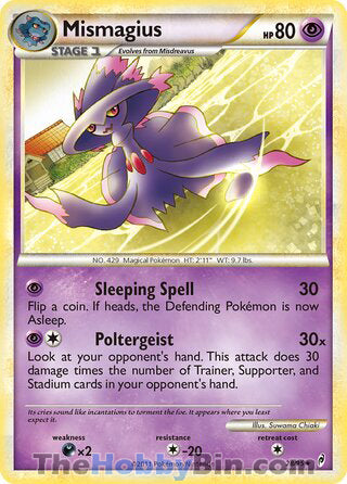 Mismagius Call of Legends Rare #28/95