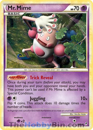 Mr. Mime Call of Legends Rare #29/95