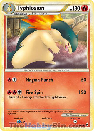 Typhlosion Call of Legends Rare #35/95