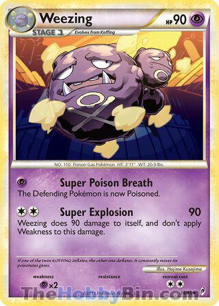 Weezing Call of Legends Rare #38/95