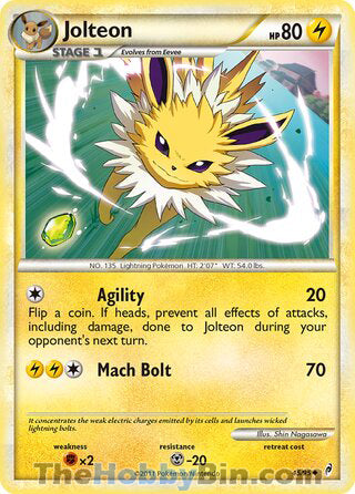 Jolteon Call of Legends Uncommon #45/95