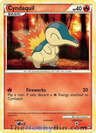 Cyndaquil Call of Legends Common #55/95