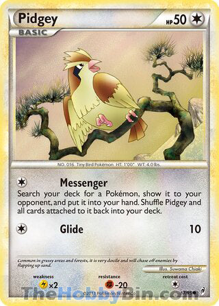 Pidgey Call of Legends Common #67/95