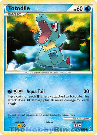 Totodile #74/95 Common - Call of Legends Pokemon card