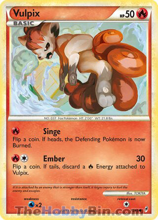 Vulpix Call of Legends Common #75/95