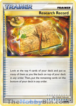 0084 Research Record Uncommon Call of Legends