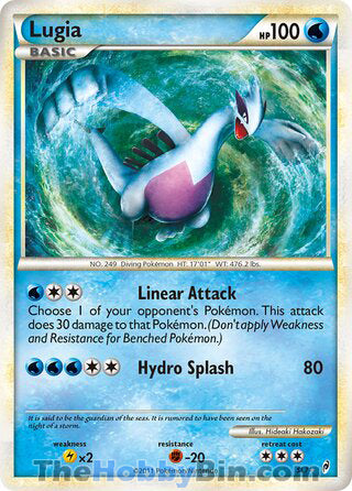 Lugia Call of Legends Shiny Holo Rare #SL7