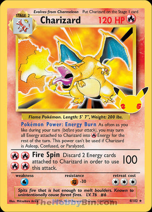 00000004 Charizard Classic Collection Celebrations