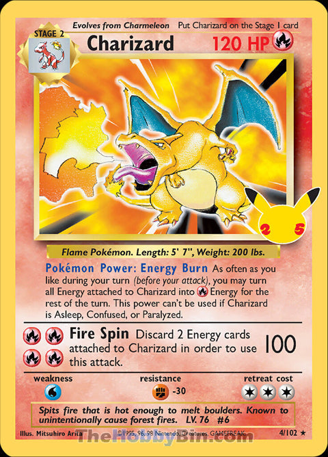 00000004 Charizard Classic Collection Celebrations