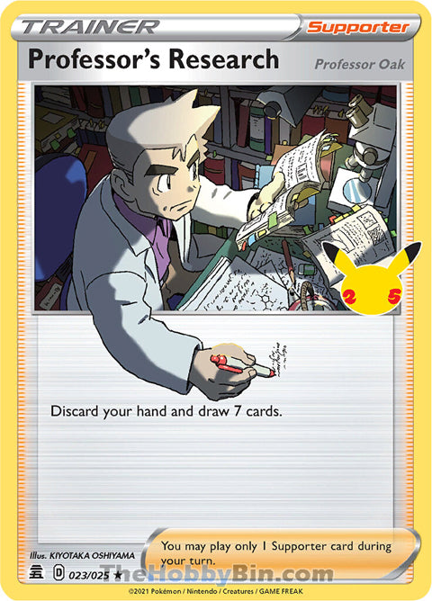 Professor's Research Celebrations Holo Rare #023/025