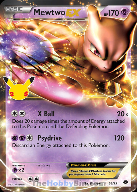 00000054 Mewtwo EX Classic Collection Celebrations