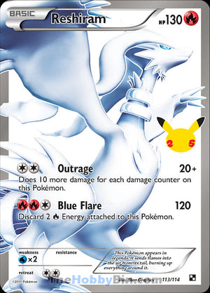 00000113 Reshiram Classic Collection Celebrations