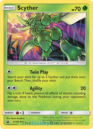 0004 Scyther Uncommon Celestial Storm