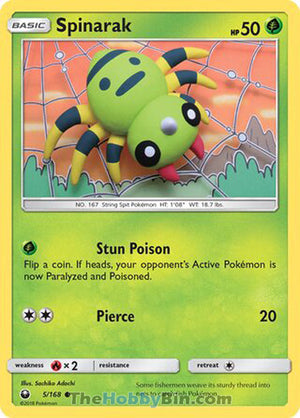 0005 Spinarak Common Celestial Storm