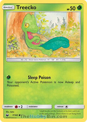 0007 Treecko Common Celestial Storm