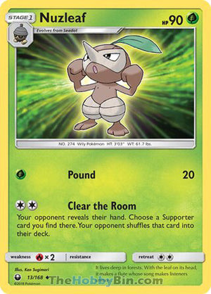 0013 Nuzleaf Uncommon Celestial Storm