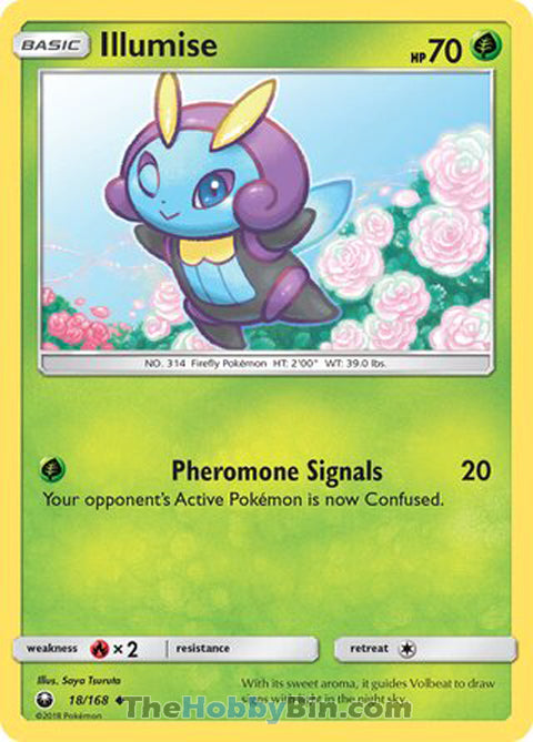 Illumise #18/168 Uncommon - Celestial Storm Pokemon card