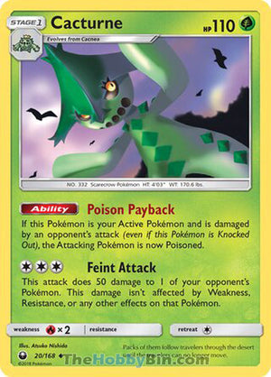 0020 Cacturne Uncommon Celestial Storm