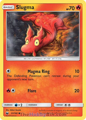0023 Slugma Common Celestial Storm
