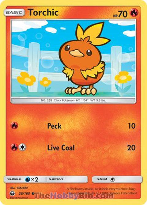 Torchic Celestial Storm Common #26/168