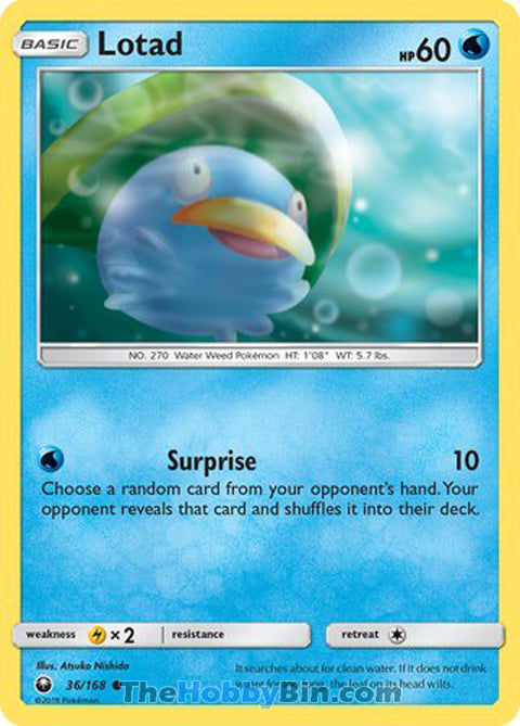 Lotad Celestial Storm Common #36/168