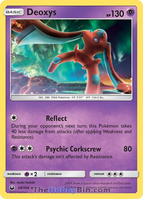 0068 Deoxys Rare Celestial Storm