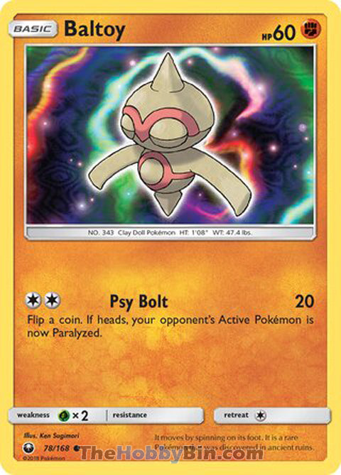Baltoy #78/168 Common - Celestial Storm Pokemon card