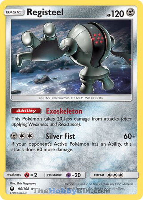 Registeel #96/168 Rare - Celestial Storm Pokemon card