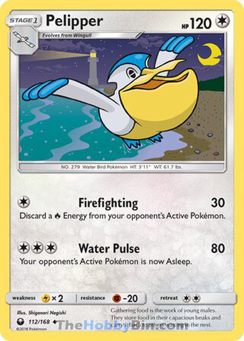 0112 Pelipper Uncommon Celestial Storm