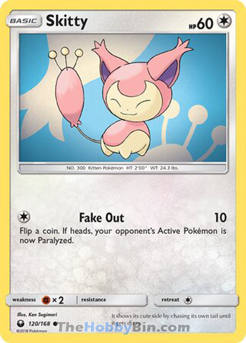 Skitty #120/168 Common - Celestial Storm Pokemon card
