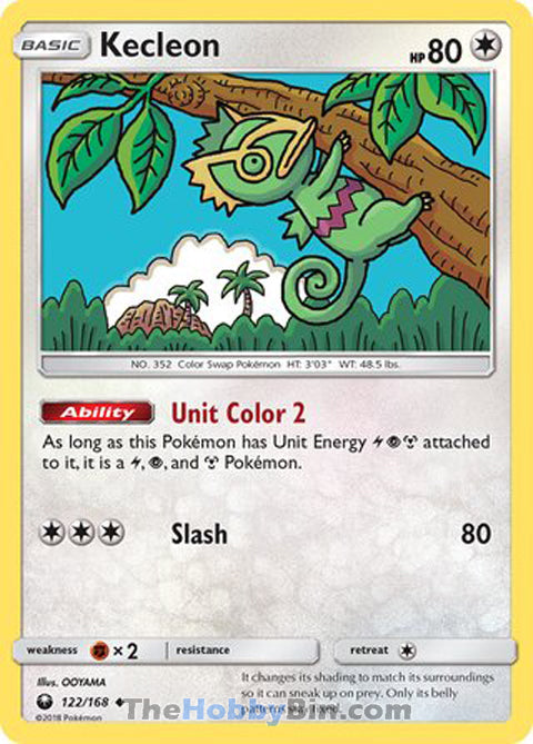 Kecleon #122/168 Uncommon - Celestial Storm Pokemon card