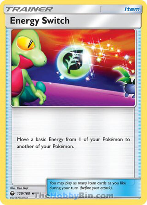 Energy Switch #129/168 Uncommon - Celestial Storm Pokemon card