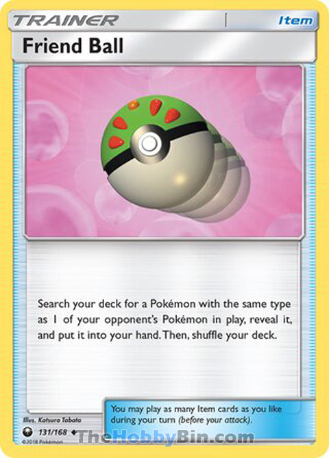 Friend Ball #131/168 Uncommon - Celestial Storm Pokemon card
