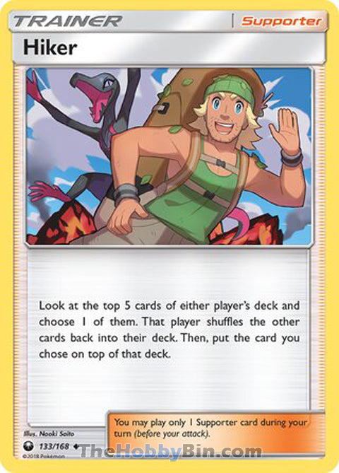 Hiker #133/168 Uncommon - Celestial Storm Pokemon card