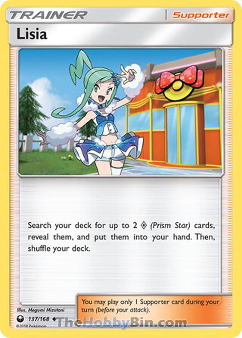 Lisia #137/168 Uncommon - Celestial Storm Pokemon card