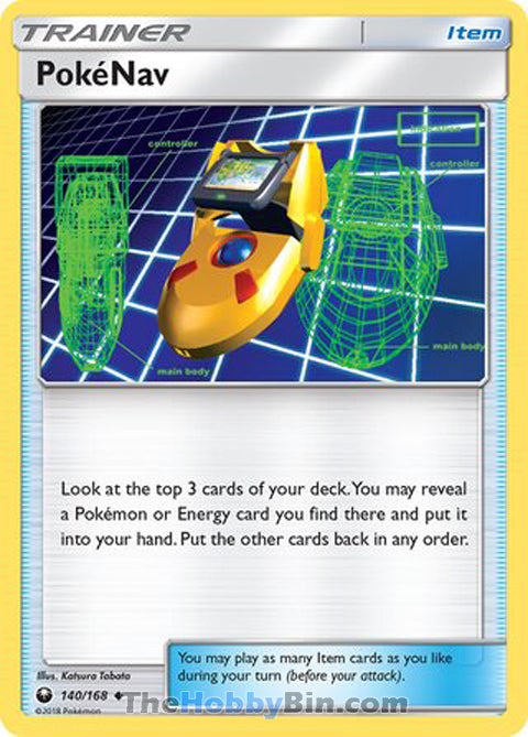 PokeNav #140/168 Uncommon - Celestial Storm Pokemon card