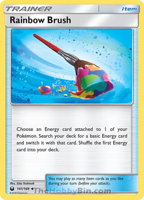 Rainbow Brush #141/168 Uncommon - Celestial Storm Pokemon card