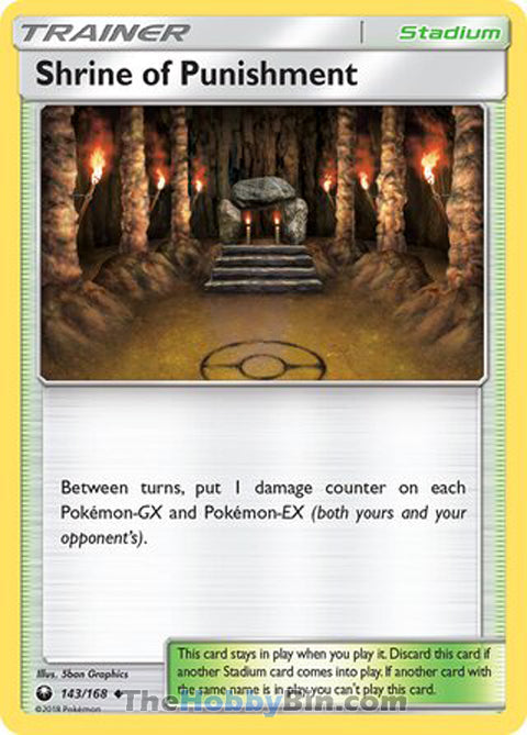 Shrine of Punishment #143/168 Uncommon - Celestial Storm Pokemon card