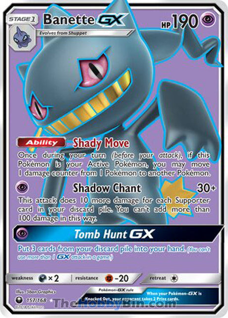 Banette GX Celestial Storm Ultra Rare #157/168