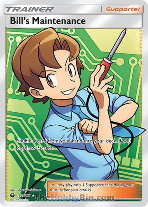 Bill's Maintenance #162/168 Ultra Rare - Celestial Storm Pokemon card