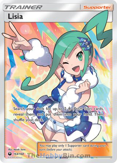 Lisia #164/168 Ultra Rare - Celestial Storm Pokemon card