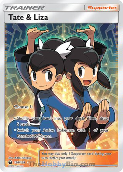 Tate & Liza #166/168 Ultra Rare - Celestial Storm Pokemon card