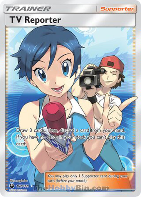 TV Reporter #167/168 Ultra Rare - Celestial Storm Pokemon card