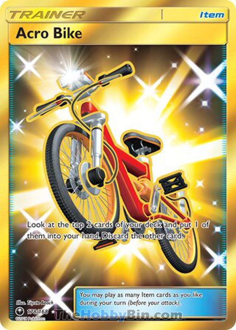 Acro Bike #178/168 Secret Rare - Celestial Storm Pokemon card