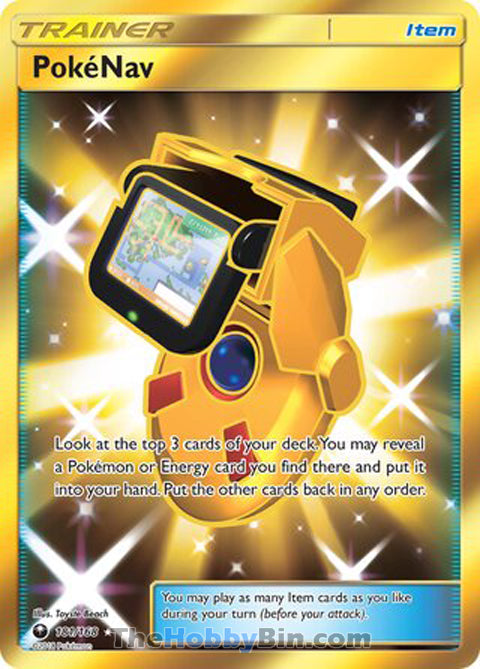 PokeNav #181/168 Secret Rare - Celestial Storm Pokemon card