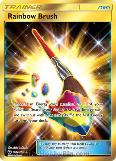 Rainbow Brush #182/168 Secret Rare - Celestial Storm Pokemon card